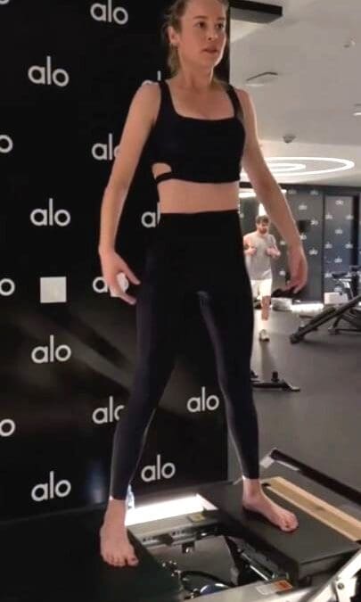 Unlock Your Abs as Brie Larson Doing Core Workouts on Pilates Reformer