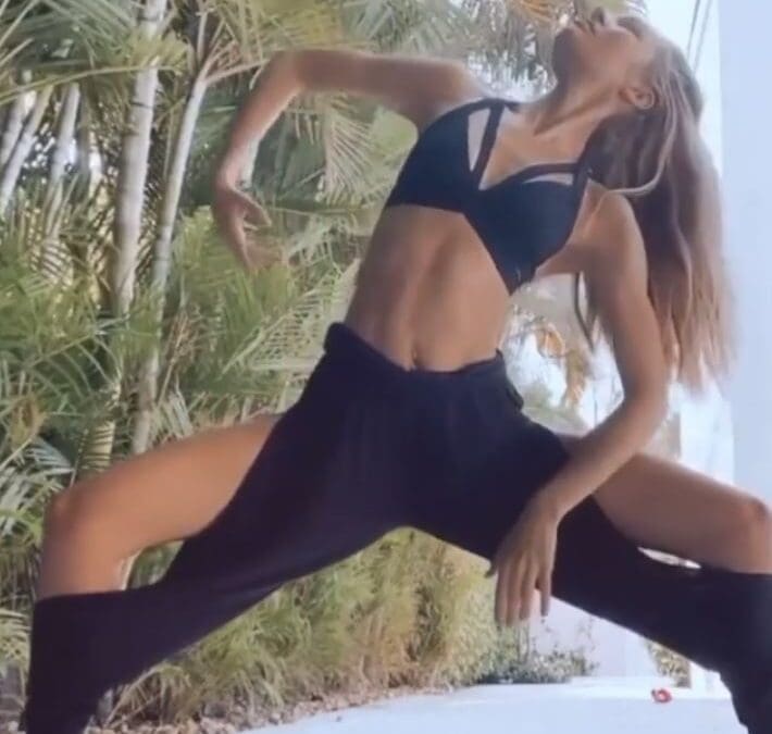 Candice Swanepoel’s Boho Buns: How to Rock High Slit Harem Pants