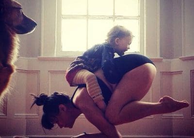 Baby Crow Pose - Bala Kakasana बाला काकासन Yoga Asana Collection