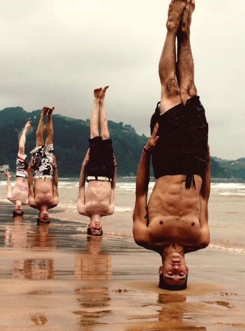 Unsupported Headstand the Niralamba Sirsasana
