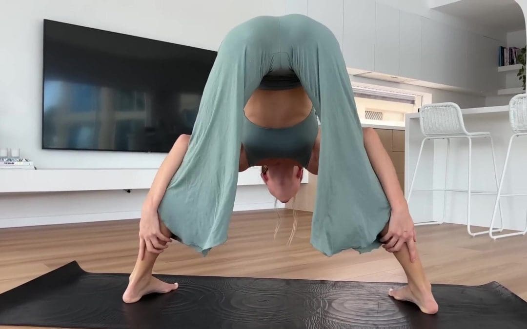 Wide Stance Forward Bend the Prasarita Padottanasana